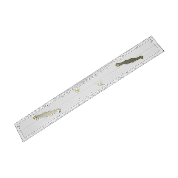 Milageto Marine Navigation Parallel Ruler Boat Accessories Compact Precision Portable for 60cm