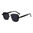 thumbnail image 1 of Milageto Men Square Sunglasses Modern Eyeglasses for Beach Outdoor Sports Driving Fishing Black, 1 of 8