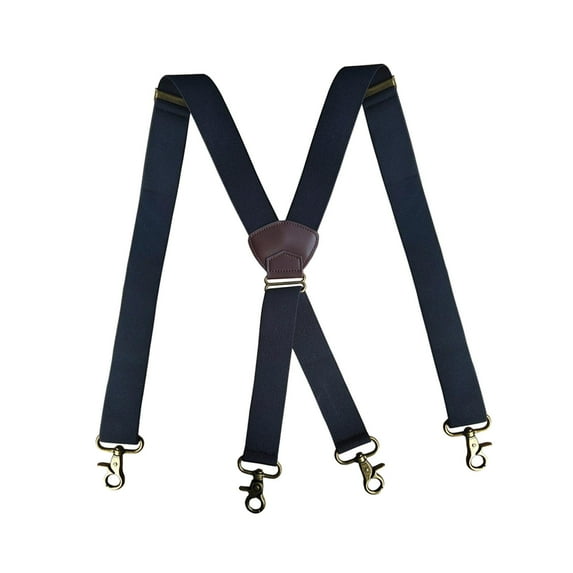 Milageto Men Suspenders Clothing Accessories Fashion for Business Party Street Black