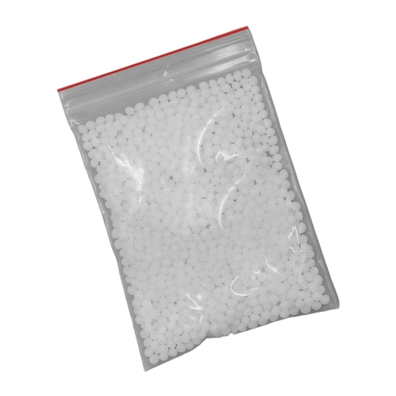 Milageto Moldable Pp Clay, Thermoplastic Beads for DIY Modeling Making Creative Activity, White 50g
