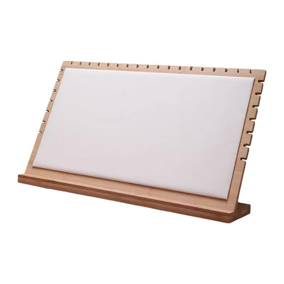 Milageto Necklace Display Board Necklace Organizer Freestanding Modern Showing Rack for White