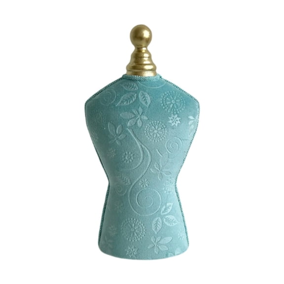 Milageto Necklace Display Stand Chain Display Props for Countertop Home Jewelry Store Green