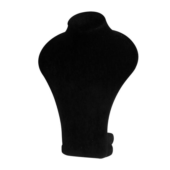 Milageto Necklace Display Stand Home Decor Storage Elegant Display Necklace Mannequin Black