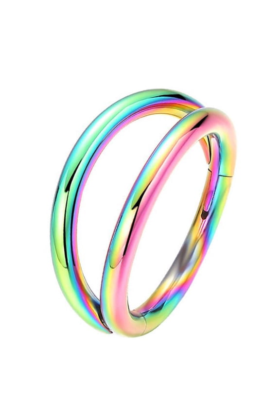 Nose Fashionable Double Open Nose for Party Valentine's Day Ladies 0.12cmx1cm