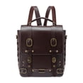 thumbnail image 1 of Milageto PU Leather Backpack for Women Vintage Design Casual Lightweight Shoulder Bag, 1 of 8