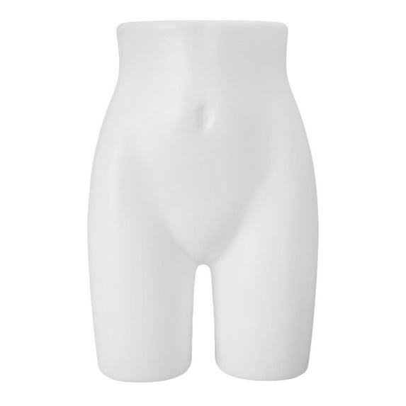 Milageto Panty Mannequin Creative Support Hip Display Stand for Cloakroom Home Briefs White