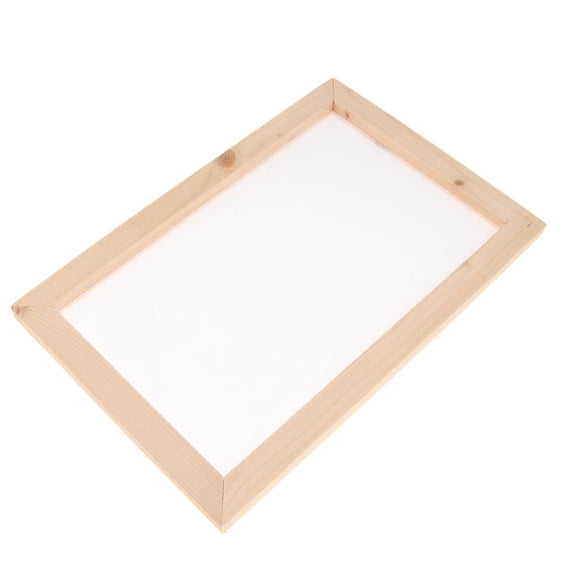 Milageto Papermaking Frame, Screen, Wooden Material, Handmade Paper Crafts, Deckle Frame, 30x40cm