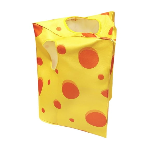 Milageto Party Role Play Clothes Funny Cheese Coat for Halloween Festival Performance L L