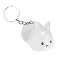 thumbnail image 1 of Milageto Pet Hair Collector Cute Rabbit Shaped Clear Portable for Pet Lovers Keychain, 1 of 8