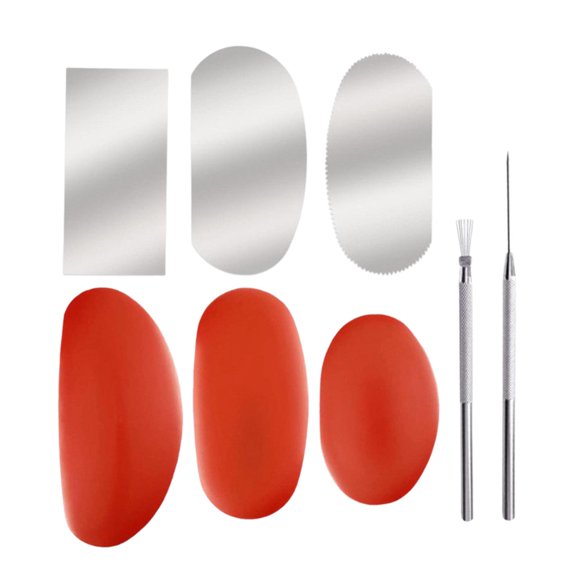 Milageto Pottery Clay Ribs for Carving Clay Ceramics Practical DIY Pottery Clay Sculpting