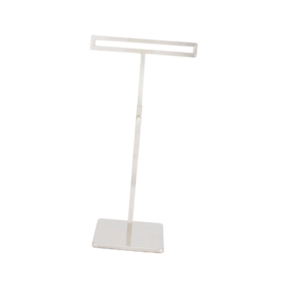 Milageto Purse Display Stand Hanger Practical Scarf Handbag Rack for Home Shop Retail Double Bar
