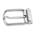 thumbnail image 1 of Milageto Reversible Belt Buckle Alloy Rectangle Pin Buckle for Fathers Day Dress Belt, 1 of 8
