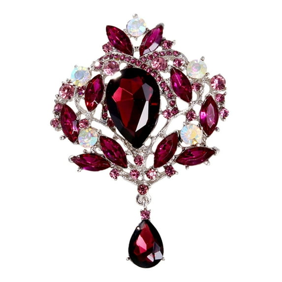 Milageto Rhinestones Brooches Jewelry Fashion Decorative Pin for Skirt Shirt Cardigan