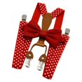 thumbnail image 1 of Milageto Suspender for Men Women Adjustable for Holidays Dance Costume Cosplay Red, 1 of 8