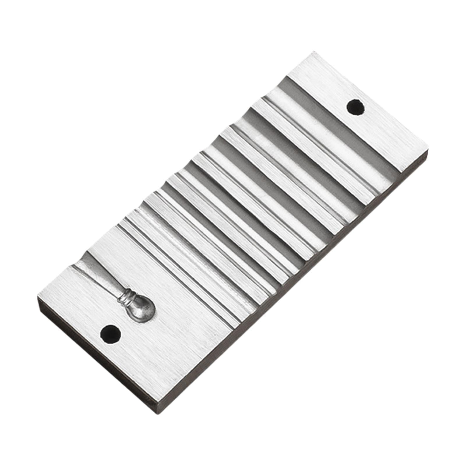 Milageto Swage Block Equipment Jewelry Making Block for Bracelet Making Bangles Craft A