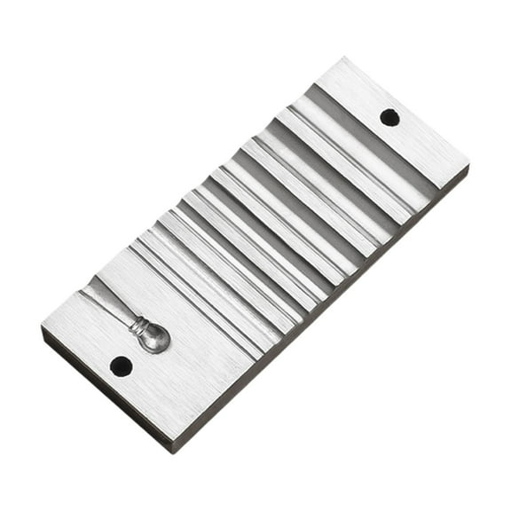 Milageto Swage Block Equipment Jewelry Making Block for Bracelet Making Bangles Craft A