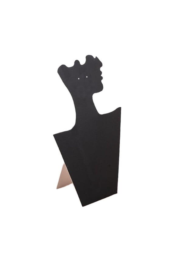 Velvet Necklace Display Accessory Jewelry Display for Showcase Store Pendant Black