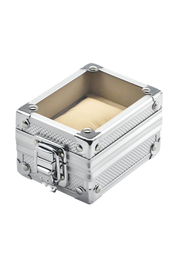 Watch Box Organizer Jewelry Bracelet Storage Clear Top Organizer Removable Watch