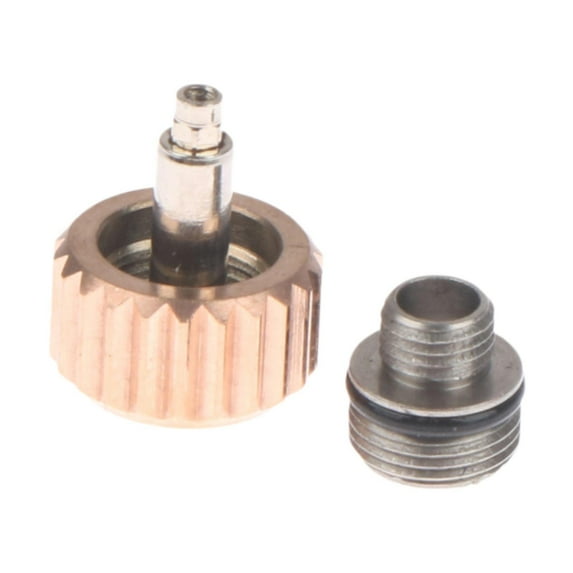 Milageto Watch Crown Spare Part Accessory Men Women Watch Watchmakers for Watch with Long pink