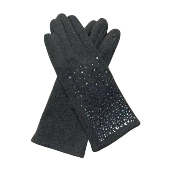 Milageto Winter Gloves Touch Screen Gift Outdoor Cycling Gloves for Motorcycle Biking Gray