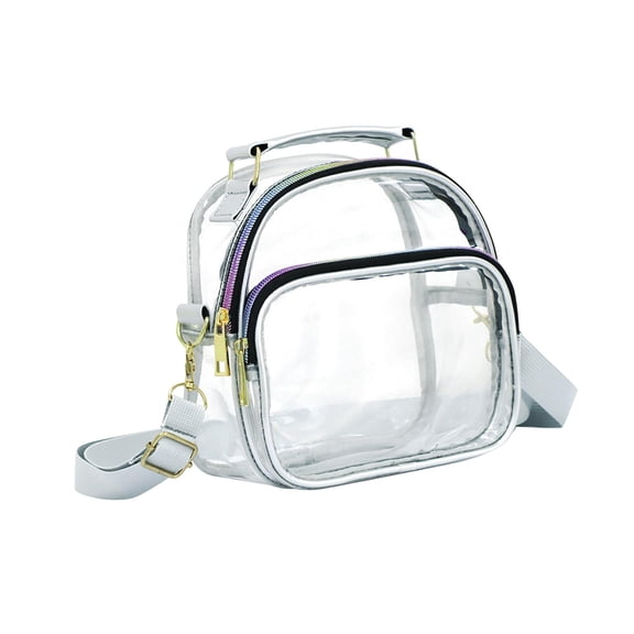 Milageto Women Clear Crossbody Bag Outdoor s Bag for Woman Gift Toiletry Skincare