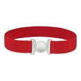 thumbnail image 1 of Milageto Women Elastic Waist Belt Casual Dress Belt for Shopping Street Birthday Gift Red, 1 of 8