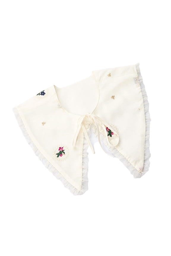 Women False Collar Shawl Faux False Collar Shawl Fake Collar Adjustable Lace