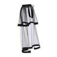 thumbnail image 1 of Milageto Women High Low Tutu Skirts Fancy Dress for Cocktail Spectial Occasion Formal Black, 1 of 8