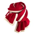 thumbnail image 1 of Milageto Women Men Scarf Neck Scarf Thick Gift 69 inch Costume Accessories Shawl Wrap Red, 1 of 8