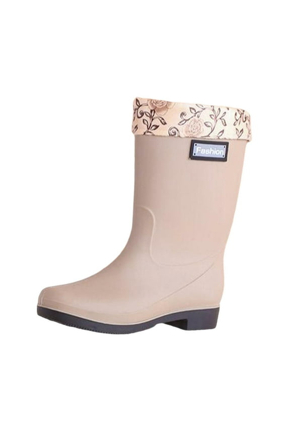 Women Rain Boots Waterproof Boots for Cycling Traveling Fishing EU Size 37