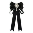 thumbnail image 1 of Milageto Women's Bow Tie Bowknot Bowtie Girls Ladies Necktie for Uniform Blouse Shirt Black, 1 of 8