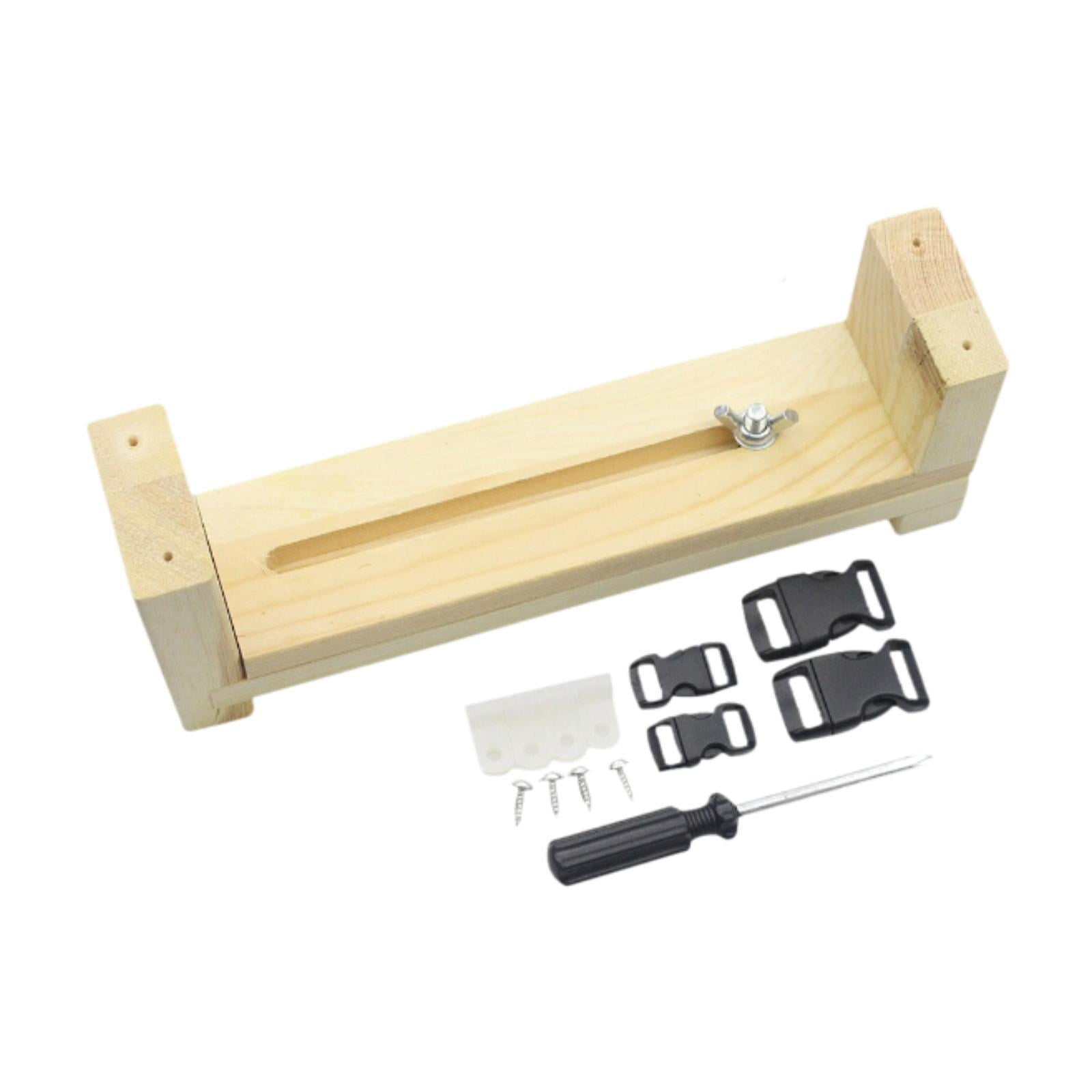 Milageto Wooden Paracord Jig Bracelet Maker Bracelet Making Kit Bangles Findings Supplies Short Maker No Pins