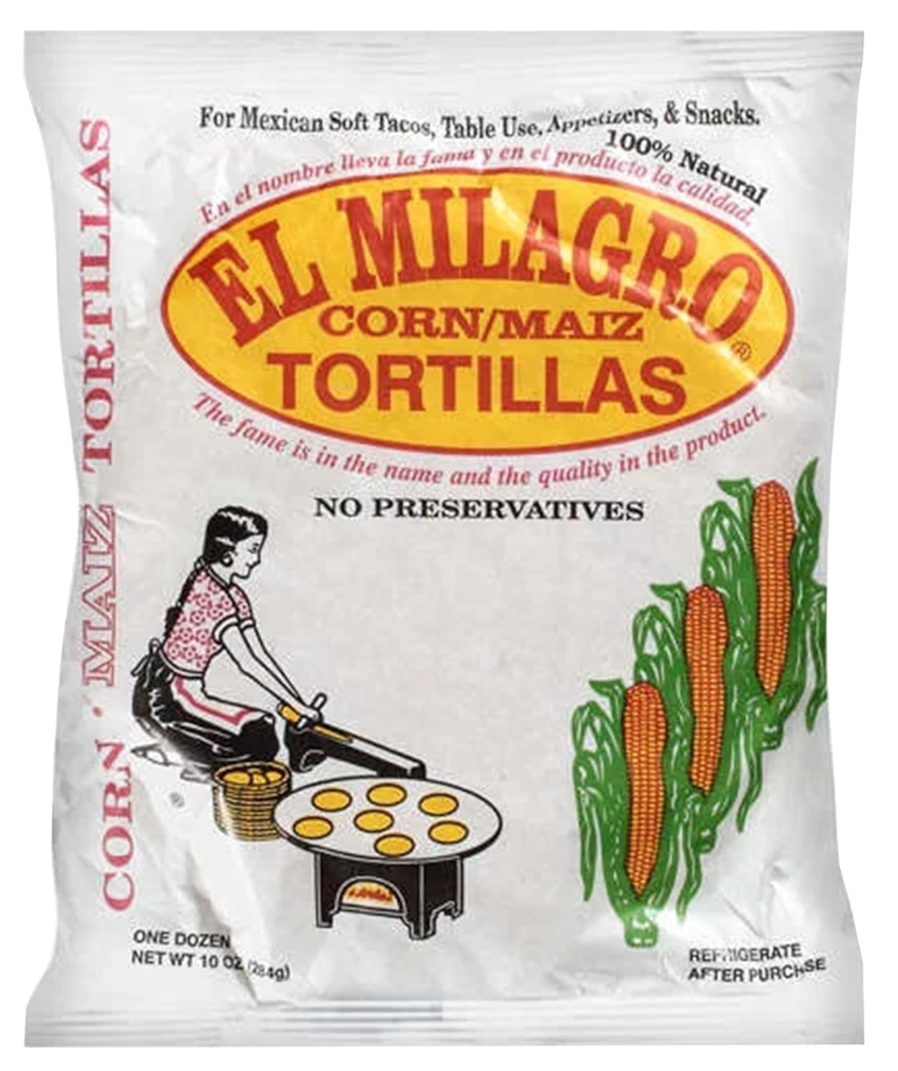Milagro Corn Tortillas-Chicago 25pk