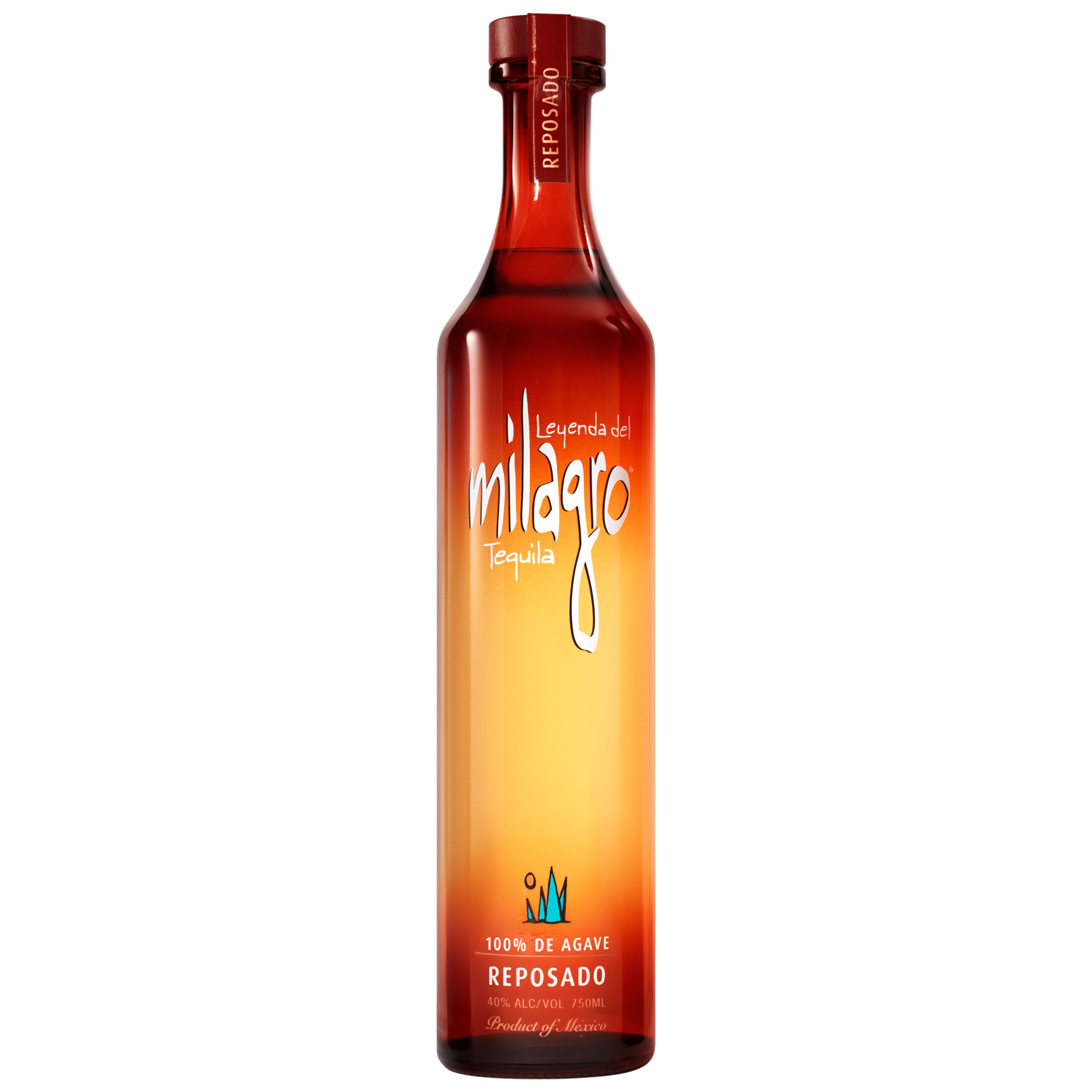 Milagro Reposado Tequila, 750ml Glass Bottle, 40% ABV 80 Proof
