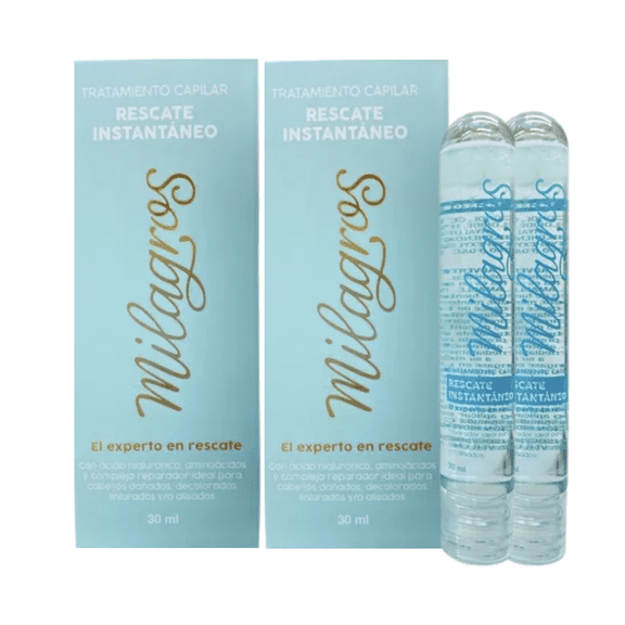 Milagros 2 pack Tratamiento Rescate Instantneo Milagros [30ml] (azul)