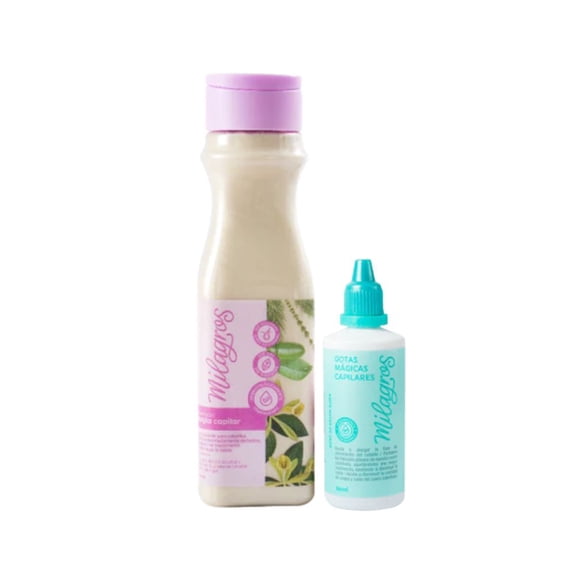 Milagros Shampoo Magia Capilar y Milagros Gotas Mgicas (2 Pack)