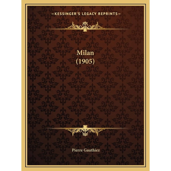 Milan (1905) (Paperback)