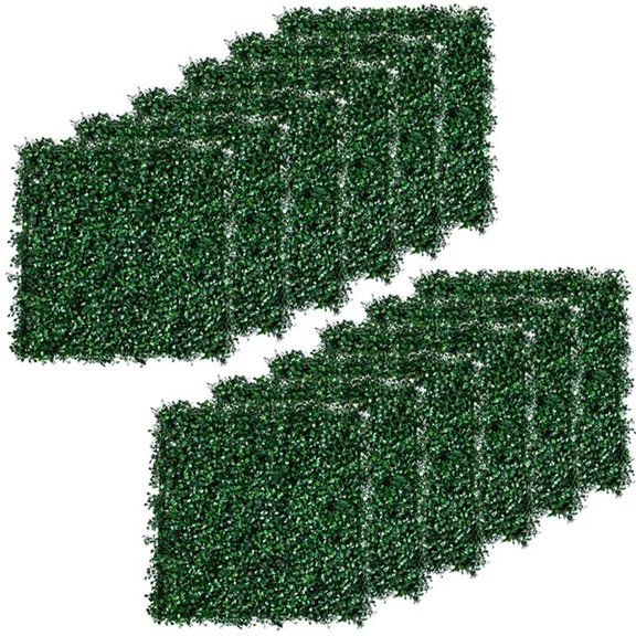 Milan Artificial Grass Set, Dark Green - Soft Feel & Drainage
