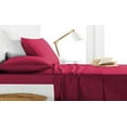 thumbnail image 1 of Milan Collection 1000 Thread Count 100% Cotton Deep Pocket Sheet Set (Twin, Burgundy), 1 of 5