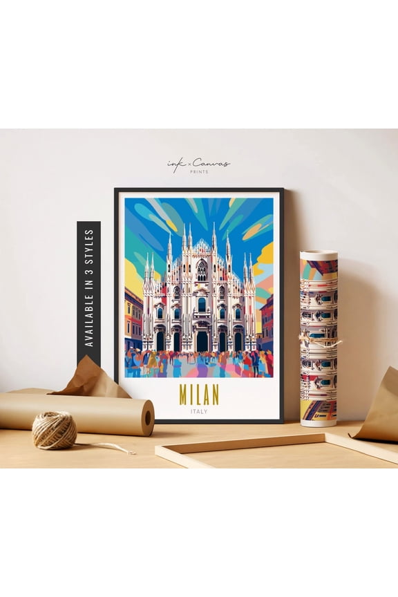 Milan Duomo Italy Travel Wall Decor