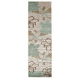thumbnail image 1 of Milan Eleanor Ivory Turquoise Abstract Area Rug 100% Polypropylene Multi Size, 1 of 6