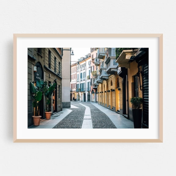 Milan Italy Street Photography Architecture Poster Unframed Paper Print