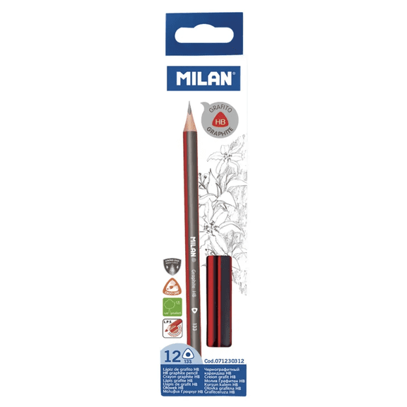 Milan Lapiz Grafito Triangular Hb #2