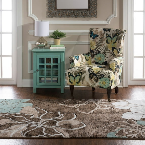 Milan Lily Pattern Rug