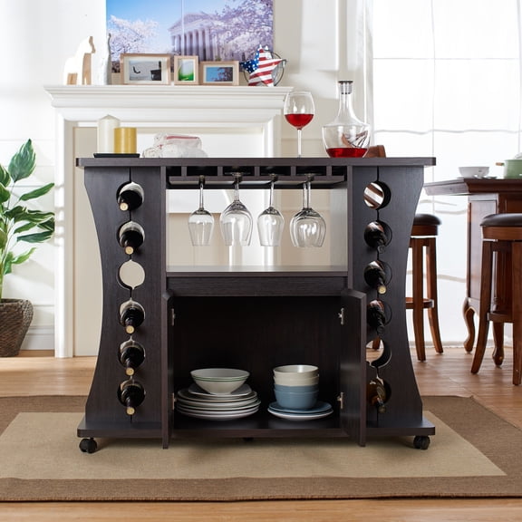 Milan Multi-Storage Wood Buffet, Espresso