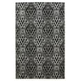 thumbnail image 1 of Milan Mylon Rug 8x10 Black Grey Abstract Pattern 100% Polypropylene Turkey, 1 of 3