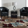 thumbnail image 1 of Milan Power Loomed Rug, Garnet/Ivory, 1 of 3