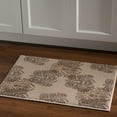 thumbnail image 1 of Milan Power Loomed Rug, Ivory/Brown, 1 of 3