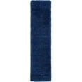 thumbnail image 1 of Milan Shag Collection Runner Rug - 2' x 18', Navy Solid, Non-Shedding, Plush Thick Pile, Easy to Clean, Perfect for Hallway, Foyer, Bedroom, 1 of 18