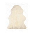 thumbnail image 1 of Natural Milan Sheepskin Single Rug | Ivory | 2'x3', 1 of 2